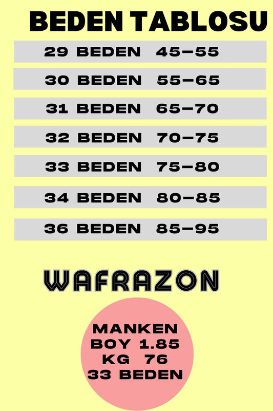 Erkek Baggy Bol Kesim Kot Pantolon - Bebek Mavi