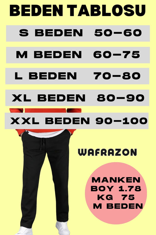 Erkek Baggy Fit Rahat Örme Pantolon - Antrasit