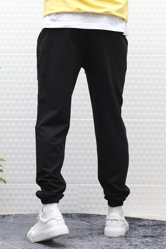 Erkek Eşofman Altı Yazlık California Baskılı - Siyah