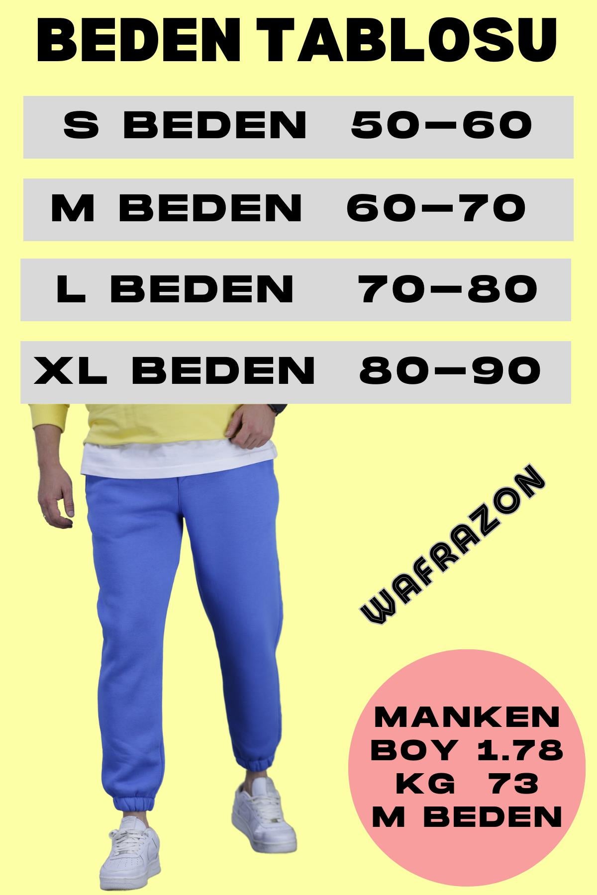 Erkek paçası lastikli Şardonlu Üç İplik Eşofman Altı Süper Kalite - Koyu Gri