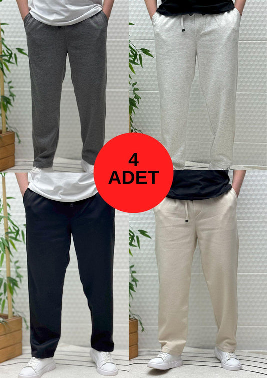 Erkek Rahat Kesim Pike Baggy Pantolon - Açık Mavi