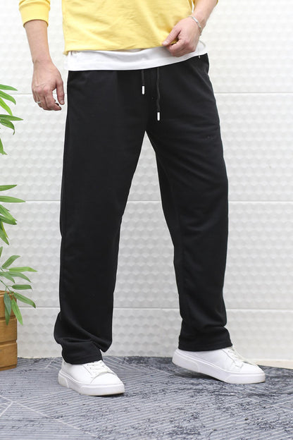 Erkek İnce Yazlık Baggy Eşofman Altı - Siyah