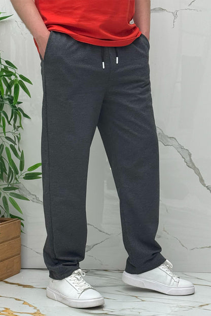 Erkek İnce Yazlık Baggy Eşofman Altı - Antrasit