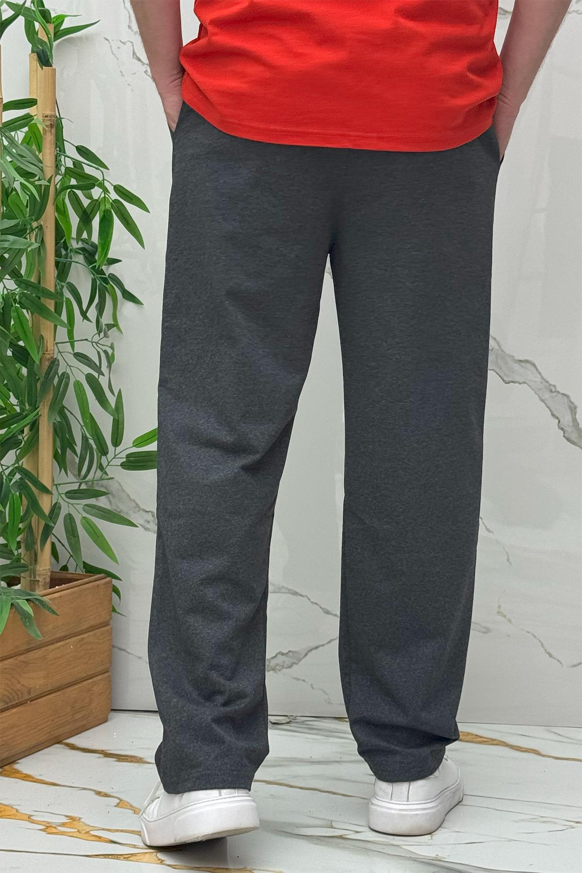 Erkek İnce Yazlık Baggy Eşofman Altı - Antrasit