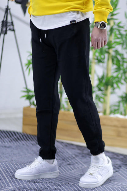 Erkek İnce Yazlık Lastikli Eşofman Altı 00 - Siyah