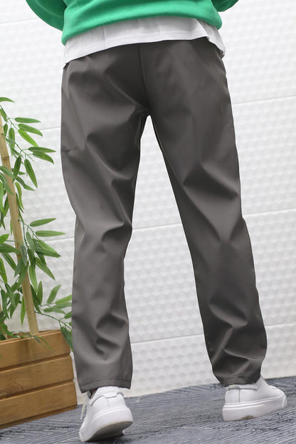 Erkek Jagger Pantolon Paraşüt Kumaş Su Tutmaz Rüzgar Geçirmez Düz Paça - Füme