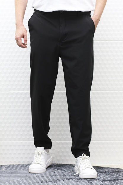 Erkek Pantolon Yazlık Paraşüt Kumaş Full Likralı - Siyah