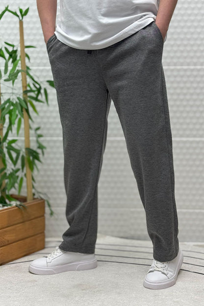 Erkek Rahat Kesim Pike Baggy Pantolon - Antrasit