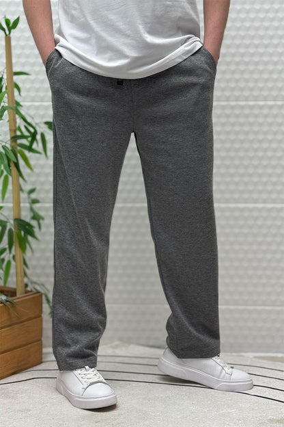 Erkek Rahat Kesim Pike Baggy Pantolon - Antrasit