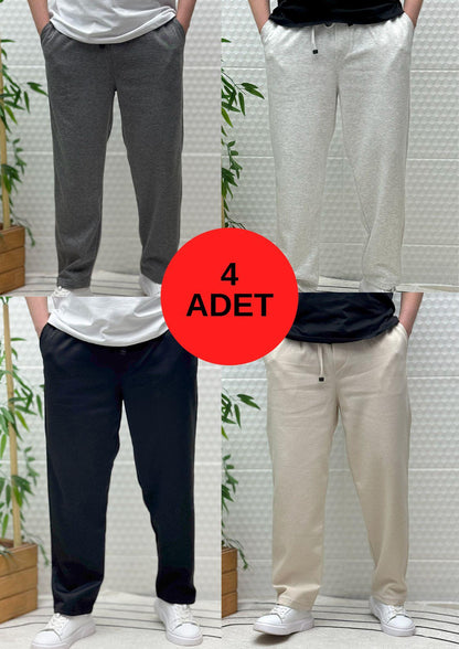 Erkek Rahat Kesim Pike Baggy Pantolon - Açık Mavi