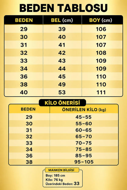 Erkek Tiril Tiril Yüksek Kalite Tensel Baggy Pantolon - Ekru
