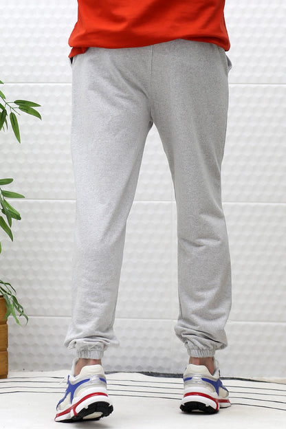 Erkek Yazlık Penye Eşofman Altı Brooklyn Baskı - Gri